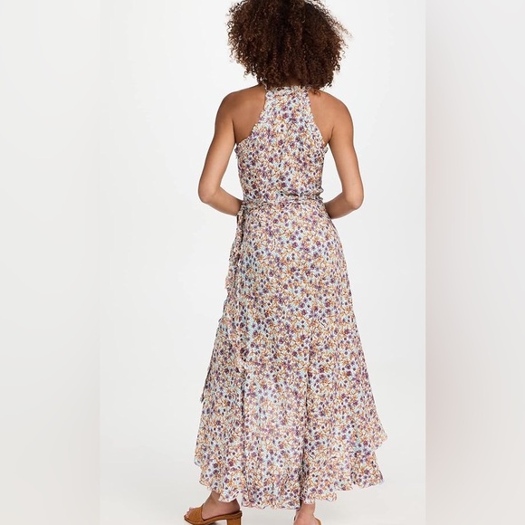 Poupette St Barth Tamara Floral Ruffle Maxi Dress - Picture 3 of 8